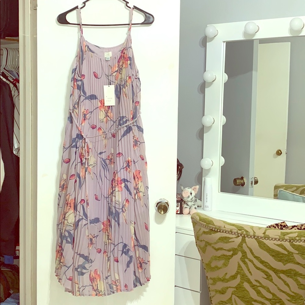 A New Day lilac/purple floral dress